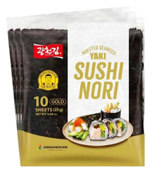 Glony do sushi Yaki Nori GOLD 3 x 10 szt. - KC