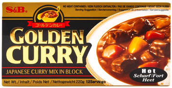 Golden Curry Hot (ostre) 220g - S&B - danie w 30 min