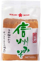 Pasta Shinshu Shiro Miso, jasna 400g - Hikari Miso